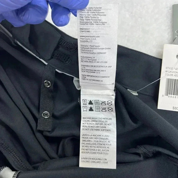 Pearl Izumi Womens M Mountain Trail Bike Cycling Shorts Black & Gray Athleisure - Picture 9 of 16